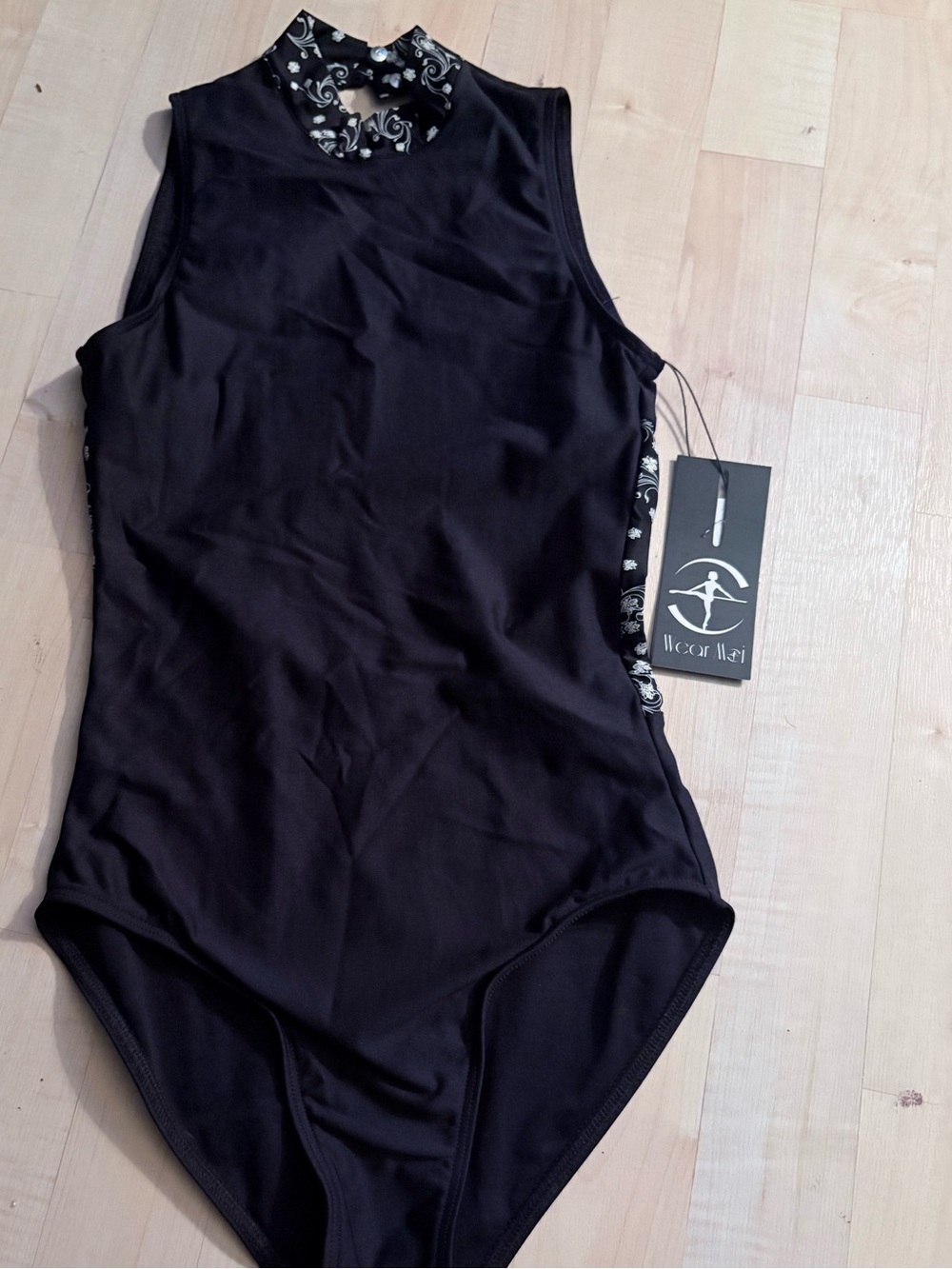 BNWT Wear Moi Black Bodysuit